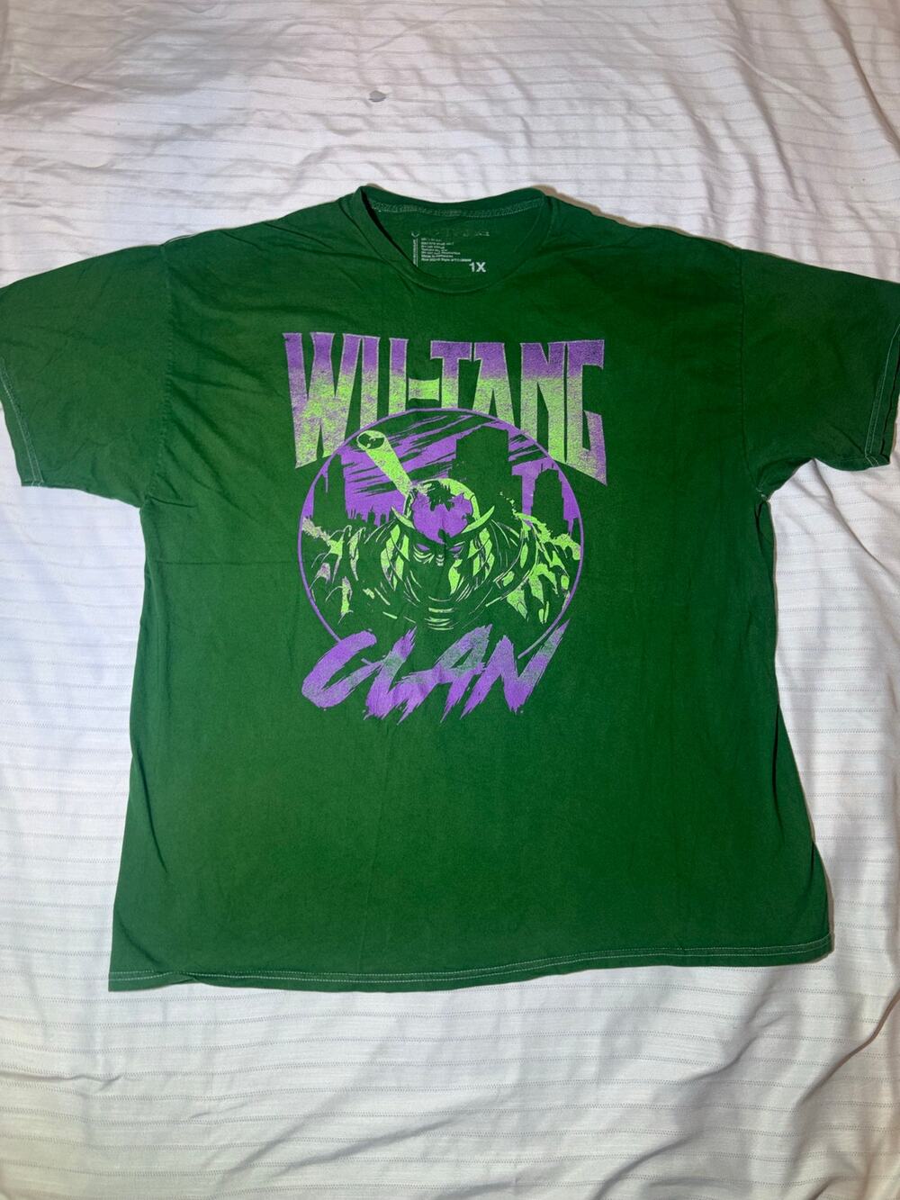 Green XL Wu Tang Clan Wu Wear short sleeve t shirt